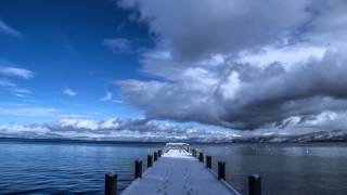Lake Tahoe First Snow Valhalla Pier Timelapse HD Canon 60d