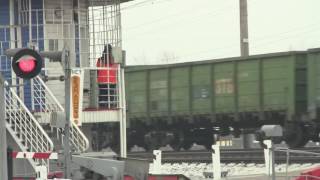 Электровоз ВЛ85 193 С грузовым поездом и тепловоз 3ТЭ10МК 2340 Резервом Вос Сиб жд