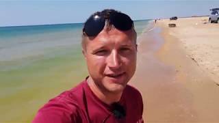 #Анапа. Погода 8.08.2018 ВИТЯЗЕВСКАЯ КОСА - ТОРТУГА - КЕМПИНГ - ДИКИЙ ПЛЯЖ