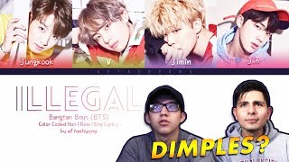 GUYS REACT TO BTS 'Dimples/Illegal' (Vocal Line)