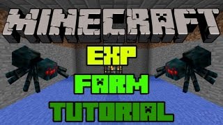 Minecraft | Cave Spider XP Farm (TUTORIAL)