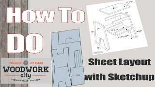 Sketchup plywood Layout How-to