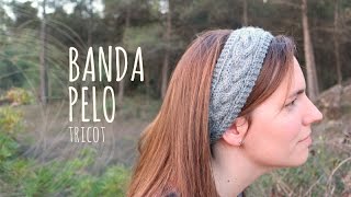 Tutorial Banda para Pelo o Diadema Tricot o Dos Agujas