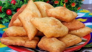 Быстрые,Вкусные Кефирные Пышечки на Сковороде/Баурсаки на Кефире с Зеленью.