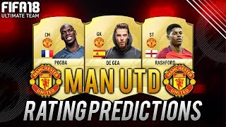 FIFA 18 Manchester United Player Ratings (Predictions) Ft. Pogba, Martial, Rashford, De Gea - FUT 18