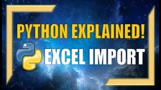 Python: How to Import Microsoft Excel Files!