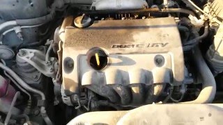 Перескок цепи на Kia ceed