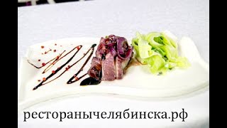 Филе палтуса в красном вине от шефа ресторана Lynx