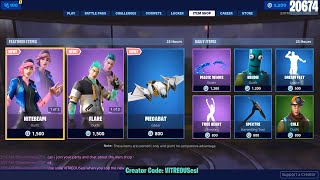? *NEW* NITEBEAM & FLARE Skins - June 21st Fortnite Daily Item Shop
