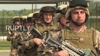 Georgia: US and NATO soldiers take part in "Agile Spirit" NATO drills near Tbilisi