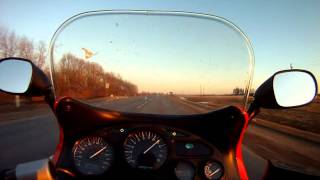 Riding Suzuki Katana 600