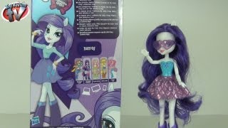 My Little Pony Equestria Girls Dolls Rarity Toy Review, Hasbro