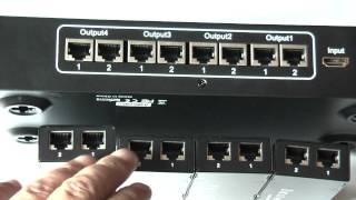 Сплиттер HDMI 1 вход 4 выхода по витой паре до 50 м