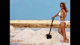 200 Кабо Верде 2017 Педра Луме Салина Солончак в кратере вулкана Cabo Verde Salinas volcano crater