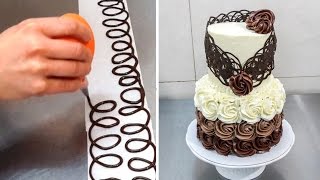Chocolate Decoration Cake - Decorando con Chocolate by Cakes Step by Step
