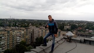 Vlog:Руферы взломали крышу;Залезли на трубу 40м！