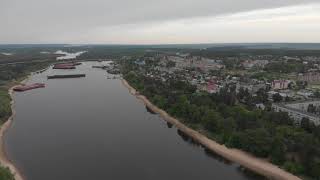 Набережная и затон г. Звенигово