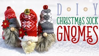DIY CHRISTMAS SOCK GNOMES - Christmas Decorations