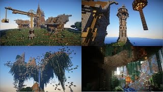 ЛЕТАЮЩИЙ ГОРОД В МАЙНКРАФТ - лучшая карта для выживания!