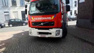 22-06-2010 Uitruk en aankomst uitslaande garagebrand Gent