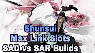 Shunsui (TYBW Ver.) 120% SP w/ Focus SAD & SAR Builds vs Inheritance Zone w/ Max Link Slots