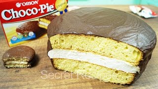 Гигантский Чоко Пай. Как сделать Choco Pie дома | Giant Hoco Pie