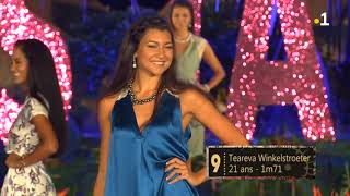 Gala Miss Tahiti 2018 : défilé en tenue de ville