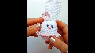 Пасхальный зайчик крючком