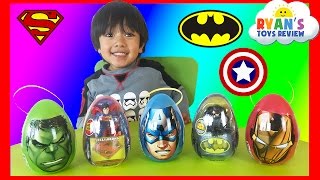 Easter Eggs Surprise Opening 2016 Marvel SuperHeroes Toys