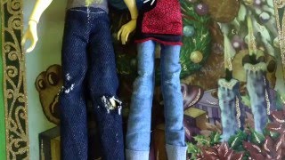 Как пошить джинсы для куклы Monster High и куклы Барби