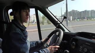 Первый Урок вождения на 2 на меня на орали !