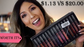Kat Von D Liquid Lipstick Dupes?! $1.13 VS $20.00