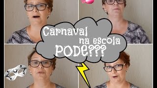 Criança cristã no carnaval da escola... PODE??