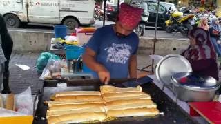 Street Food The making of John Kebab Tuna in KL Malaysia Ramadan 2015