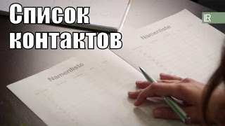 Список контактов. Список имён. Холодные контакты. ( Ирина Попова )