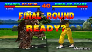 Tekken 1 - Kuma I Arcade Playthrough