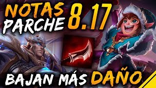 NOTAS DEL PARCHE 8.17 - NUNU y DRAKTHAR | Noticias LoL