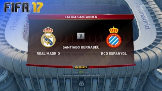 FIFA 17 - Real Madrid vs. RCD Espanyol @ Estadio Santiago Bernabéu