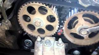 Chevrolet Lacetti Проверка меток ГРМ через ВМТ поршня.
