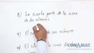 Lenguaje algebraico