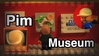 Lego Pim in museum! Lego stop motion!