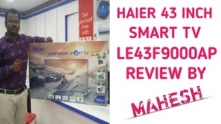 HAIER LE43F9000AP || FHD SMART LED || DEMO IN TELUGU 2019