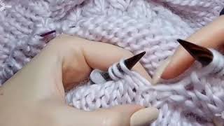 Реглан сверху спицами. Подрезы без дырочек.
