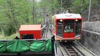 [Tateyama Cable Car (Funicular)] 立山ケーブルカー 美女平-立山駅 前面展望 2012.4.30