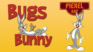 Minecraft Pixel Art - Багз Банни (Bugs Bunny)