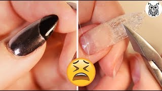Наращивание на СТЕКЛОВОЛОКНО (полный фэйл) || Мое новое рабочее место