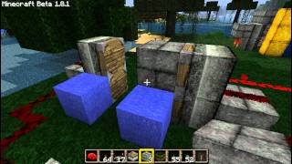Уроки по Minecraft: Секретный проход без липких поршней