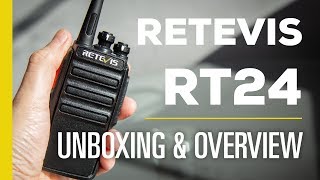 Best Value Walkie-Talkie? | Retevis RT24 Unboxing And Overview