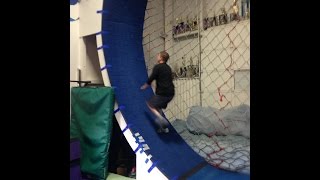 Amputee attempting Warped Wall