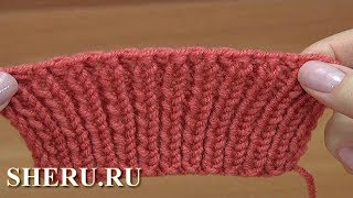 Эластичный способ закрытия петель для резинки. Урок 13